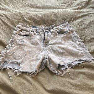 Wild Fable Blue Jean Shorts Frayed Hem